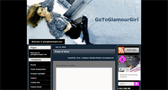 Desktop Screenshot of gotoglamourgirl.com